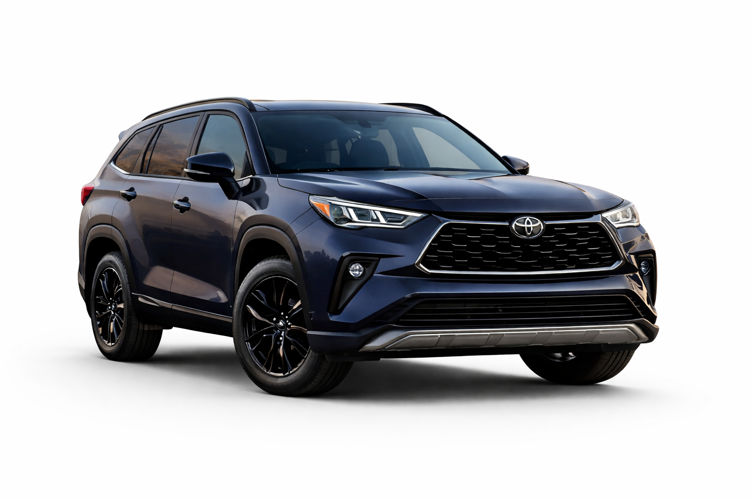 2026 टोयोटा हाईलैंडर प्रीमियम हाइब्रिड SUV का शानदार एक्सटीरियर डिज़ाइन